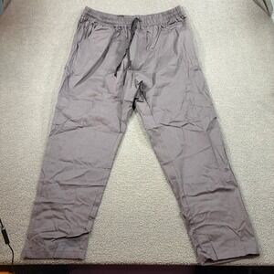Winston Pants Mens 50/52 Gray Drawstring Elastic Waist Cotton Stretch Trousers